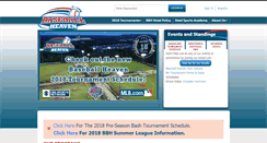 Desktop Screenshot of baseballheavenli.com